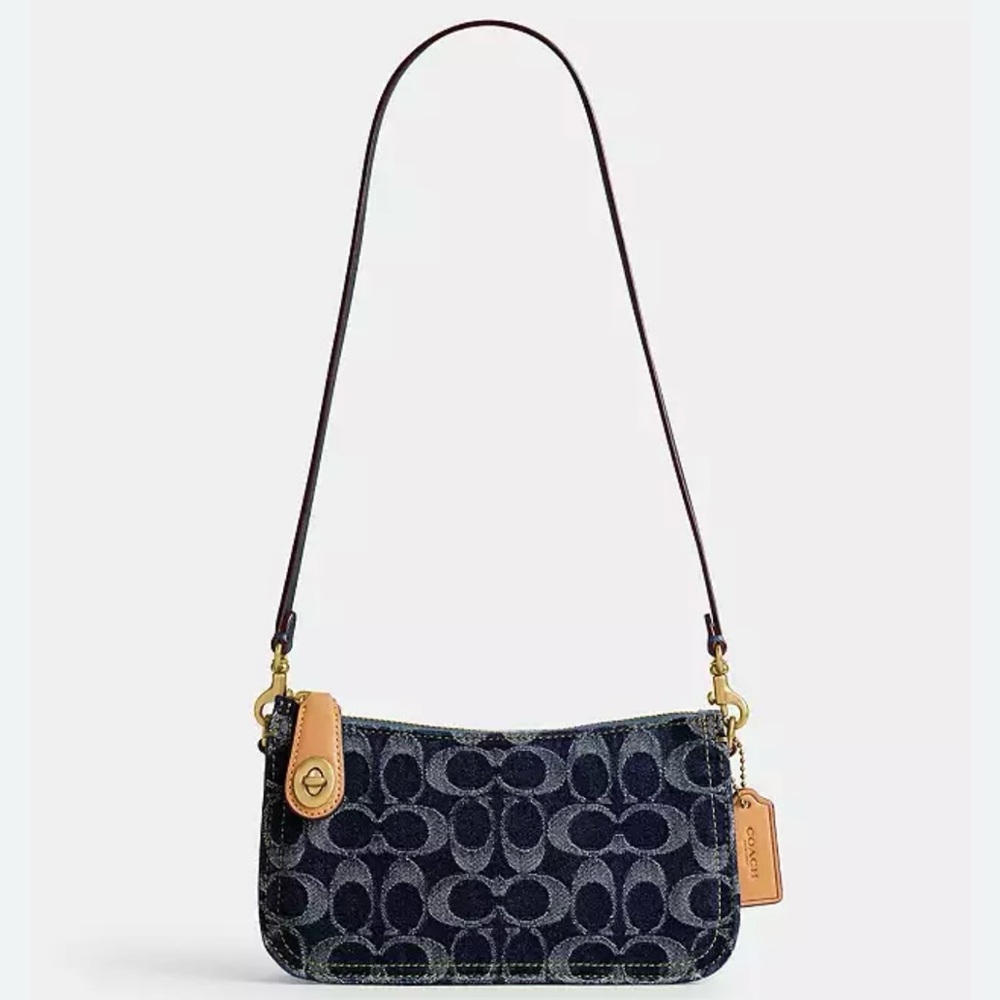 Coach Penn Shoulder Bag In Signature Denim